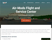 Tablet Screenshot of airmodsflightcenter.com